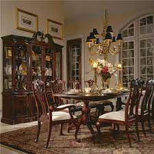 American drew camden dining room set cherry queen table and chairs black corner 5 drawer chest. American Drew Cherry Grove 45th 9 Piece Double Pedestal Table Dining Set Lindy S Furniture Company Dining 7 Or More Piece Sets