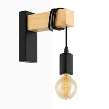 Wall Sconce Townshend Rustic Wood Wall