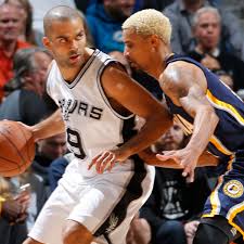 George hill, the sixers' newest point guard, is averaging 11.8 points and 3.1 assists while shooting 38.6 percent from deep this season. Spurs Pacers Gregg Popovich On George Hill S Blond Hair Video Sports Illustrated