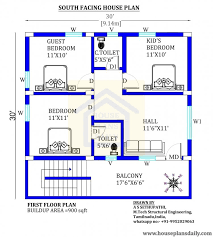 30x30 South Face House Model House