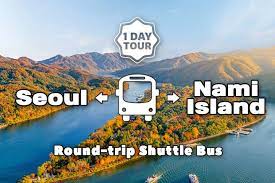 to nami island round trip shuttle bus