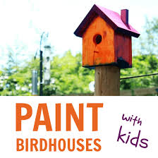 Birdhouse Painting Ideas For Kids The