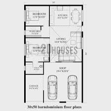30x50 barndominium floor plans 2d