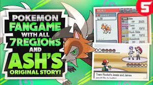 Pokemon FAN GAME With All 7 Regions (From Kanto to Alola) & Ash's Original  Story (2021) - YouTube