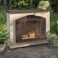 Stone Arch Gas Fireplace