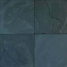The metamorphic rock we know as slate has become a popular floor tile option around the world. Premium Black Solid Gauged Square Slate Floor Tile Sblkprem1212g C