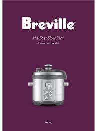 breville fast slow pro recipe book pdf