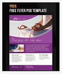 10 Free Yoga Flyer Templates In Psd Ai Eps Yoga Flyer