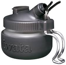 iwata spray out cleaning pot with
