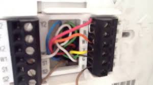 The wiring on the existing thermostat as follows: Heat Pump Operation Thermostat Wiring Youtube