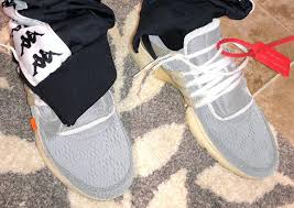 off white nike run shoes elephant and