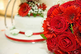 Download red wallpapers hd, beautiful and cool high quality background images collection for your device. Red Wedding Flowers With Wedding Cake In The Background Stock Photo Picture And Royalty Free Image Image 9751912