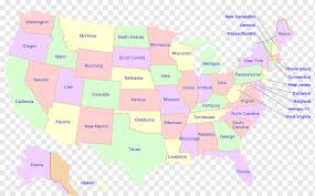 This interactive map allows students to click on each of the 50 states to learn their facts and statistics. Map United States Diagram U S State Line Map Usa Text United States Map Png Pngwing