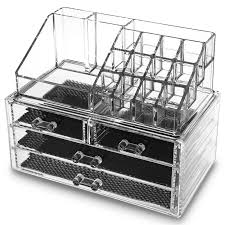 mosiker clear acrylic makeup storage