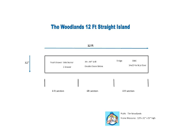 The Woodlands 12 Ft Straight Island Plan Landscape In 2019
