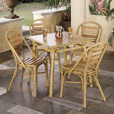 Shop wayfair for all the best bamboo kitchen & dining room sets. Mandalay Dining Table And Chairs Bamboo Set Of Five
