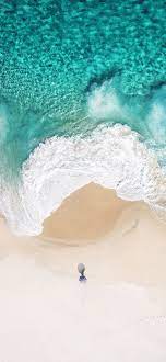 beach wallpaper 4k ios 10 aerial view