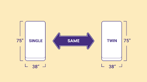 single vs twin bed size what s the