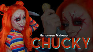 chucky halloween glam makeup tutorial