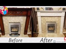 To Paint A Wooden Fireplace Surround