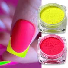 neon dust nail powder nail glitter