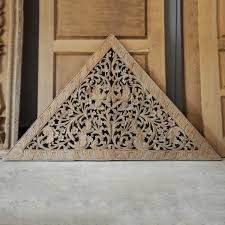 Triangle Asian Wall Art Bed Panel