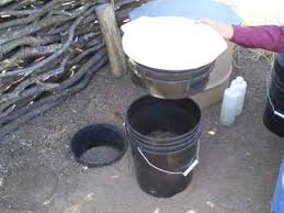 Bucket To Barrel Composting Toilet System
