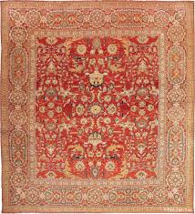 large square antique agra indian rug