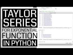 Taylor Series For Exponential Function