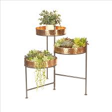 3 Tier Copper Plant Stand Chepstow
