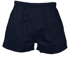 boys mens 100 cotton rugby shorts navy