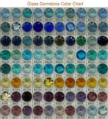 Us 42 0 Factory Sell All Colors Glass Gems Color Chart In Beads From Jewelry Accessories On Aliexpress