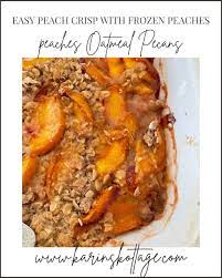Using Frozen Peaches For Crisp gambar png