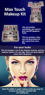 max touch makeup kit multicolour uae
