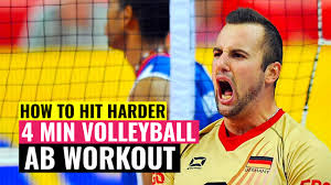 3 abs exercises 4 min volleyball ab