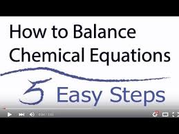 how to balance chemical equations in 5