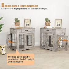 Kivenjaja Furniture Style Dog Crate End