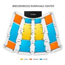 Breckenridge Riverwalk Center 2019 Seating Chart