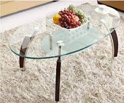 Modern Double Side Round Glass Table