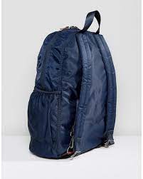 abercrombie fitch backpack in navy in