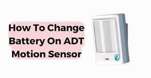 change battery on adt motion sensor