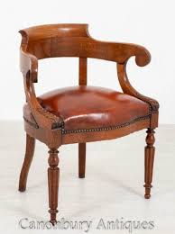 victorian desk chair antique oak