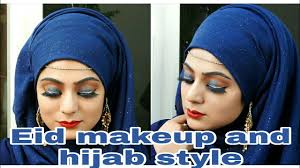 hijab style 2019 eid makeup look