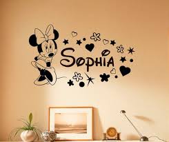 Minnie Mouse Personalized Name Wall