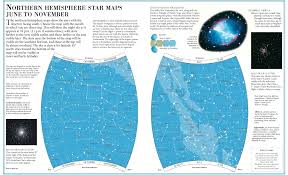 Star Map Northern Hemisphere June To November