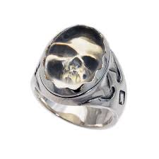 gothic rocker biker jewelry ring