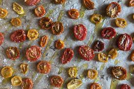 oven semi dried cherry tomatoes a