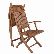 teak patio outdoor folding arm chair