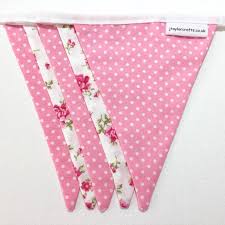 Pink Bunting Country Cottage Shabby