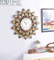 Jodhpur Multicolour Metal Wall Clock